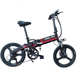 XBSLJ Vélos électriques XBSLJ Vélo Électrique Pliable, Vélo électrique 350W 10Ah Chargeur de Batterie 48V pour Adultes et Adolescents ou mécanisme d'absorption des Chocs en Plein air de Sport