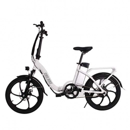 xianhongdaye vélo xianhongdaye 20 Pouces vélo électrique 36v250w vélo électrique Pliant CE certifié vélo électrique vélo électrique Haute Puissance-Blanc