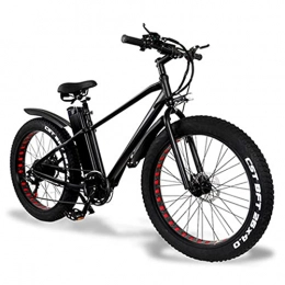XZDM Vélos électriques XZDM 48V Vélo De Neige Pliant E-Bike 26 Pouces Vélo De Montagne, Cyclomoteur Électrique Vélo De Montagne Électrique 15 Ah Batterie Au Lithium, Rouge