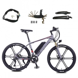 YAMMY vélo YAMMY Vélos électriques, vélo de Montagne pour Hommes en Alliage d'aluminium vélo Tout Terrain, 26"36V 350W Batterie Lithium-ION Amovible vélo de Montagne, (vélos d'exercice)