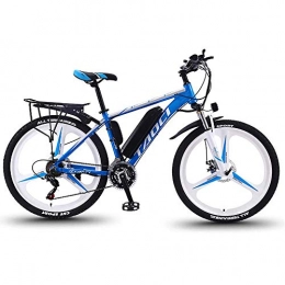 YDBET vélo YDBET Vélos électriques pour Adultes, Vélo de Montagne E vélos pour Hommes, 27 Vitesses 26" 36V 350W 10Ah Amovible au Lithium-ION pour Les Hommes Montagne Ebike, Bleu