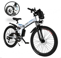 yukio vélo yukio Vélo Electrique Pliable Homme 26 Pouces Vélo de Montagne Electrique Pliant Adulte avec Batterie Li-ION 36V (EU Stock)