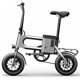 YYD Vélos électriques YYD Vélo Pliant électrique auxiliaire vélo de Ville Portable Moto, Gray
