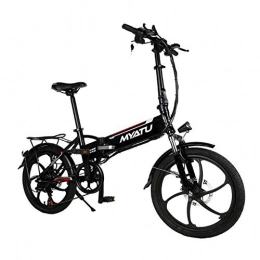 ZBB vélo ZBB 20 Pouces 6 Vitesse 48V / 10AH 250W léger Pliant vélo électrique vélo électrique avec Interface de Charge USB Batterie au Lithium Ebike pour Adulte, Noir