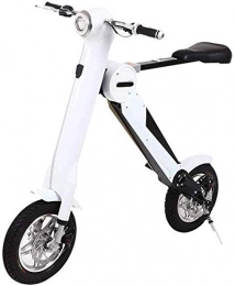 z&dw Vélos électriques ZDW Vélo électrique pliant vélo électrique, batterie de conduite de petite génération voiture électrique à deux roues mini pédale voiture électrique batterie de vélo pliable portable, pour hommes et