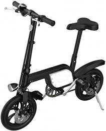 z&dw vélo ZDW Vélo électrique vélo électrique pliant, cadre en alliage d'aluminium mini et petite batterie au lithium pliante batterie de vélo pliable portable, pour hommes et femmes, rouge, blanc