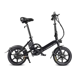 ZEDARO vélo ZEDARO Vélo Pliant électrique vélo Pliable Double Frein à Disque Portable pour Le Cyclisme, vélo électrique Pliant avec pédales, Batterie au Lithium-ION 7.8AH; Vélo électrique avec Roues 14 Pouces
