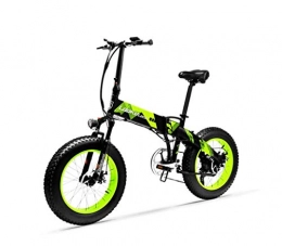 ZTBXQ Vélos électriques ZTBXQ Sports de Remise en Forme en Plein air pour Hommes Adultes Pliant VTT électrique 400W en Alliage d'aluminium de Plage vélos de Neige 48V 12.8AH Batterie au Lithium vélo de Ville 20 Pouces Roues