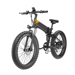 ZYC-WF Vélos électriques ZYC-WF 400W 26 pouces gros pneu vélo électrique montagne plage vélo de neige pour adultes, vélos de montagne électriques pliants, vélo léger électrique 7 vitesses pour unisexe