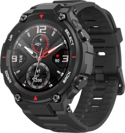 Amazfit Zubehör Amazfit Smartwatch T-Rex 1, 3 Zoll Outdoor digitale Uhr wasserdichte Sportuhr mit militärischem Qualitätsstandard, GPS, Schlafmonitor, 14 Sportmodi, Schwarz
