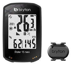 Unbekannt Fahrradcomputer Bryton Rider 15 Neo C mit Trittfrequenzsensor, schwarz BR15NC