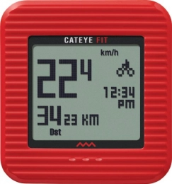CatEye Zubehör CatEye CC-PD100W Fahrrad-Computer / Schrittzähler, kabellos, Rot