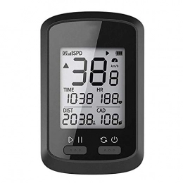 CHUTD Drahtloser Fahrradcomputer, wasserdichter GPS-Kilometerzähler mit Bluetooth, Sensor für Fahrradstoppuhr-Unterstützung, für Rennrad-Mountainbike