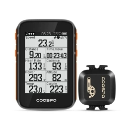 CooSpo Fahrradcomputer CooSpo GPS Fahrradcomputer Trittfrequenz Geschwindigkeitssensor Bluetooth ANT+ Radfahren Drehzahlsensor Fahrrad Tachometer