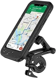 Fahrrad-Handyhalter, Smartphone-Halter mit Touchscreen, 360°-Drehung, kompatibel mit Fahrrädern und Motorrädern