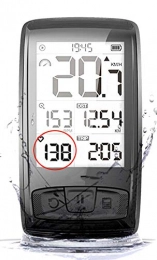 FENGHU Zubehör FENGHU Fahrrad-Tachometer mit Geschwindigkeits- und Trittfrequenzsensor, Bluetooth-Ant+ (Herzfrequenzmesser)