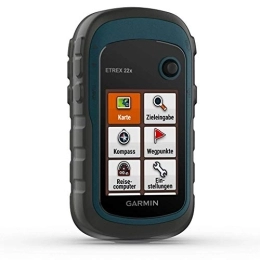 Garmin Zubehör Garmin eTrex 22x – robustes, wasserdichtes GPS-Outdoor-Navi mit 2, 2" (5, 6 cm) Farbdisplay mit Tastenbedienung, vorinstallierter TopoActive-Europakarte und 25 Std Akkulaufzeit