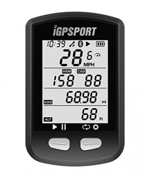 iGPSPORT Fahrradcomputer GPS Fahrradcomputer mit ANT + Funktion iGPSPORT iGS10 Radfahren Computer Unterstützung Pulsmesser und Geschwindigkeit Kadenz Sensor Anschluss