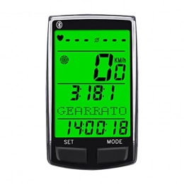 GUDION Fahrradkadenz, Multifunktions-Fahrrad-Sensor 7.2-Zoll-Großbild-acht Sprachen Tacho Bluetooth-Link Ultra-Langer Standby-Fahren