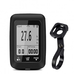 HBBOOI GPS-Fahrrad-Computer Wireless-Tachometer, Wasserdicht Rennrad MTB Fahrrad Bluetooth ANT + Beleuchtung Radcomputer for Außen