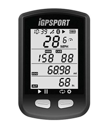 IGPSPORT iGS10 GPS Fahrradcomputer mit ANT + Funktion Radfahren Computer Unterstützung Pulsmesser und Geschwindigkeit Kadenz Sensor Anschluss