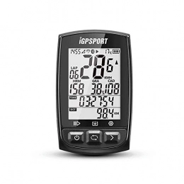 iGPSPORT Zubehör iGPSPORT iGS50E GPS-Fahrradcomputer, großer Bildschirm mit ANT+ Funktion, kabellos, wasserdicht, Schwarz