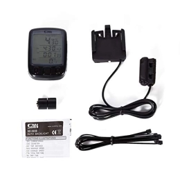 Kongqiabona-UK Fahrrad-Tachometer mit LCD-Display, Kilometerzähler, Tachometer mit Hintergrundbeleuchtung