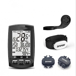 LJTT Fahrrad Kilometerzähler Meter Highway Herzfrequenz Kadenz Tachometer GPS Positionierung Mountainbike Wireless App