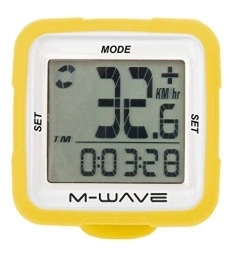 M-Wave Zubehör M-Wave Fahrradcomputer XIV Silicon, Gelb, 11116