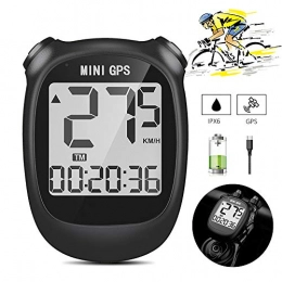 NINI Zubehör NINI GPS-Fahrrad-Tachometer, wasserdichter 9-Funktionszyklus-Tachometer, kabellose Anzeige für die genaue Positionierung der Hintergrundbeleuchtung für das Speed-Tracking von Mountainbikes