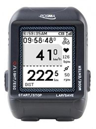 TRYWIN Zubehör Posma D3 GPS schnurloser Fahrradcomputer mit Geschwindigkeits- und Kilometerzähler und Navigation ANT+ Verbindung E-Kompass