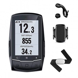QIANMA Fahrradcomputer QIANMA Geschwindigkeitsmesser Bike GPS Fahrrad Computer GPS Navigation Tachometer Verbinden Mit Cadence / Hr Monitor / Power Meter (Nicht Enthalten)