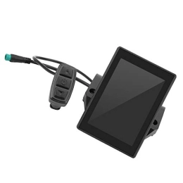 Qqmora E-Bike LCD-Display, Fahrrad-Geschwindigkeitsmesser KT LCD8S Elektrischer Fahrrad-Tachometer und Kilometerzähler Fahrrad-LCD-Display für Radfahren