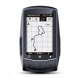 QWE Zubehör QWE Fahrrad-GPS-Fahrrad-Computer GPS-Navigations-BLE4.0-Tacho-Verbindung mit Kadenz-HR-Monitor-Leistungsmessgert DOISLL (Color : -)