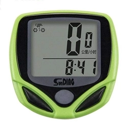 QWLHZW wasserdichte Sensor-Entfernungsmesser Fahrrad-Sport-Stoppuhr Interval Training Timer Gerät Driving Speed ​​LCD Tachometer