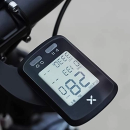 SHANQUAN Fahrradcomputer SHANQUAN Fahrradrad LCD Computer Speedometer Cycling Wired Odometer Stopwatch (Black, One Size)