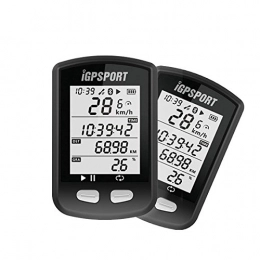 ShopSquare64 IGPSPORT iGS10 ANT + GPS Fahrradcomputer Geschwindigkeitsmesser IPX6 Drahtloser Bluetooth Herzfrequenzsensor