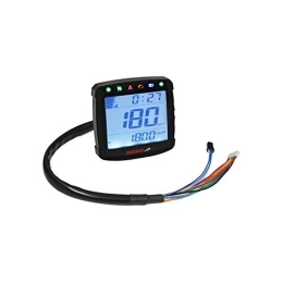 Tachometer 4260303013831 XR-S KOSO 1 KOSO Digital, universal, Speed/ODO/Trip/TIME/Fuel, blau beleuchtet, E-Prüfzeichen
