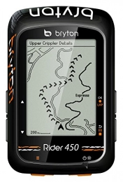 Unbekannt Fahrradcomputer Unbekannt Bryton Unisex – Erwachsene Rider 450 Fahrradcomputer, Schwarz, 2.3 Zoll