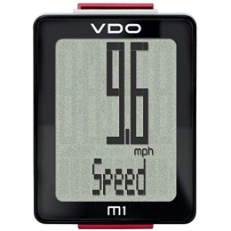 VDO Fahrradcomputer VDO Cycle M1 Fahrrad-Komponentuter, Schwarz, zutreffend