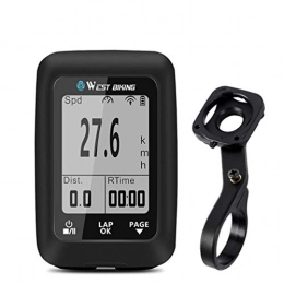 VORCOOL Fahrradcomputer VORCOOL Wasserdichter Fahrradkilometer Drahtloser Fahrradcomputer Multifunktionaler Tachometer GPS-Anzeige Nachtfahrunterstützung für Mountainbike