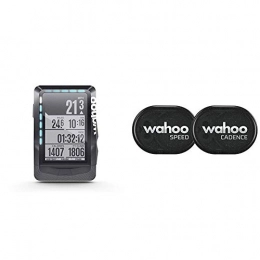 Wahoo Fitness Zubehör Wahoo ELEMNT GPS-Fahrradcomputer & RPM Geschwindigkeits- und Trittfrequenzsensor, Bluetooth / ANT+