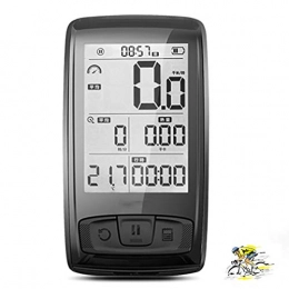 XWEM Fahrradtachometer, Fahrrad Stoppuhr Bluetooth-Mountainbike-Tacho-Hintergrundbeleuchtung Und Wasserdicht Odometer Außen Zu