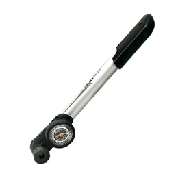 ACEACE Zubehör ACEACE Mini-Fahrradpumpe mit Manometer tragbarer 120psi-Fahrrad-Luftpumpe Presta- und Schrader-Ventil-Reifen-Inflator-Rad-Zubehör (Color : Black)
