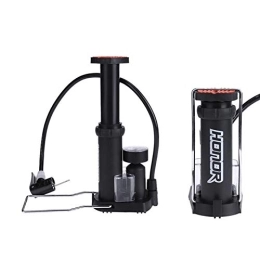 ACEACE Zubehör ACEACE Mini tragbarer Hochdruckfußpumpe Fahrrad MTB-Reifenboden-Inflator Hochdruck-Fahrradpumpe (Color : Black)