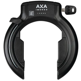 AXA Fahrradpumpen Axa Unisex – Erwachsene Rahmenschloss-2231016200 Rahmenschloss, Schwarz, 92mm