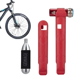Botiniv Luftpumpe für Fahrrad | Radfahren Reifenpumpe - Pocket Air Fahrradpumpe für Fahrrad, US-französische Mund-Reifenpumpe für Rennrad, Mountainbike, Fahrradreifen-Reparaturset