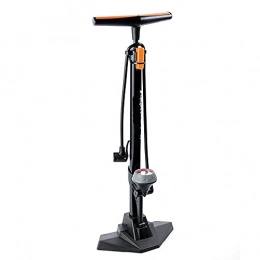 DDH Fahrradpumpen DDH Bodenfahrradpumpe mit Messgerät, Fahrrad-Reifenpumpe für Rennrad, Fahrradpumpe, kompatibel mit Presta- und Schrader-Ventil, MTB, Kugeln (160 PSI-Hochdruck)