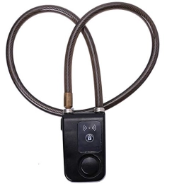 Dewin Fahrradpumpen DEWIN Fahrradschloss - Fahrrad U Lock-APP Steuerung Bluetooth Smart Lock Anti-Diebstahl-Alarm Kettenschloss mit 105dB Alarm (schwarz)