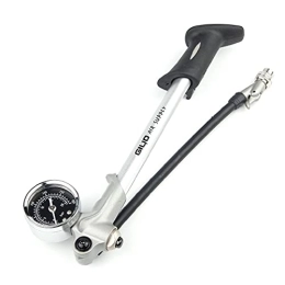 Frotox Mini Fahrradpumpe, Fahrradpumpe mit Manometer, leichte Fahrradhandpumpe, tragbar, kompakt, schnell und einfach zu bedienen